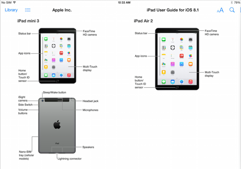 iPad Air 2 và iPad mini 3 lộ diện: Có cảm biến vân tay, chạy IOS 8.1
